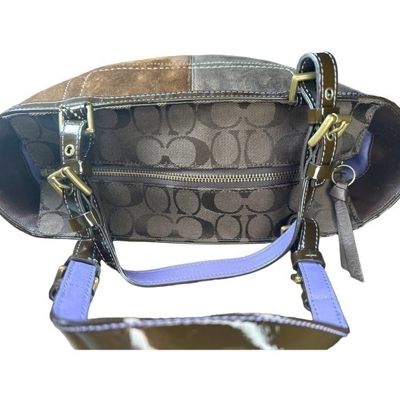 COACH # HO5J-8F69 Patchwork Tote - Picture 7 of 17